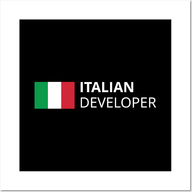 Italian Developer Wall Art by codewearIO